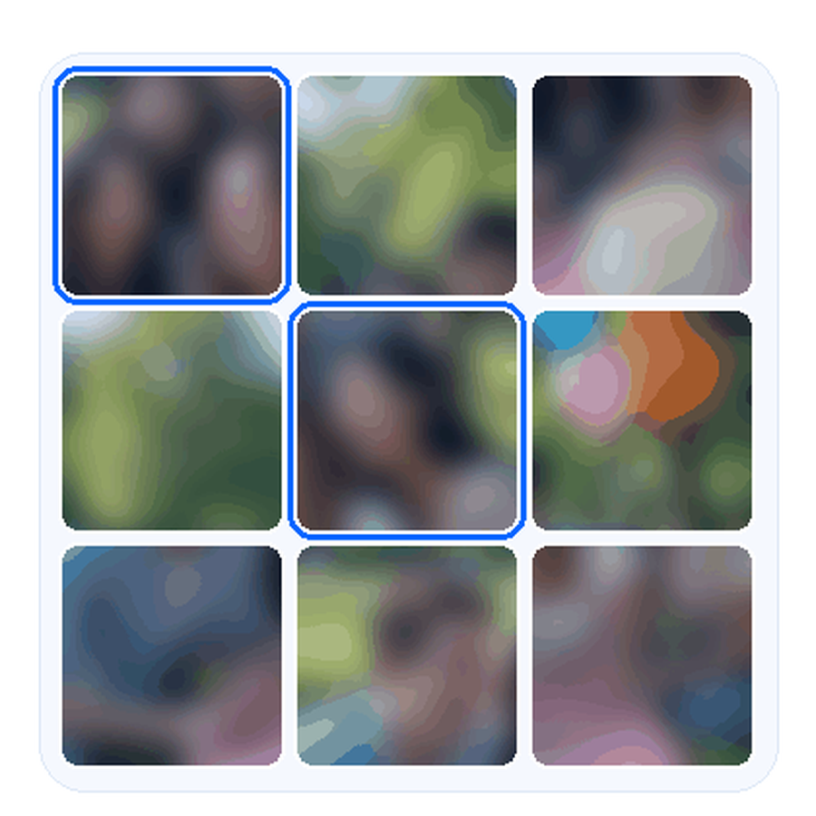 Blurred 3 by 3 puzzle preview